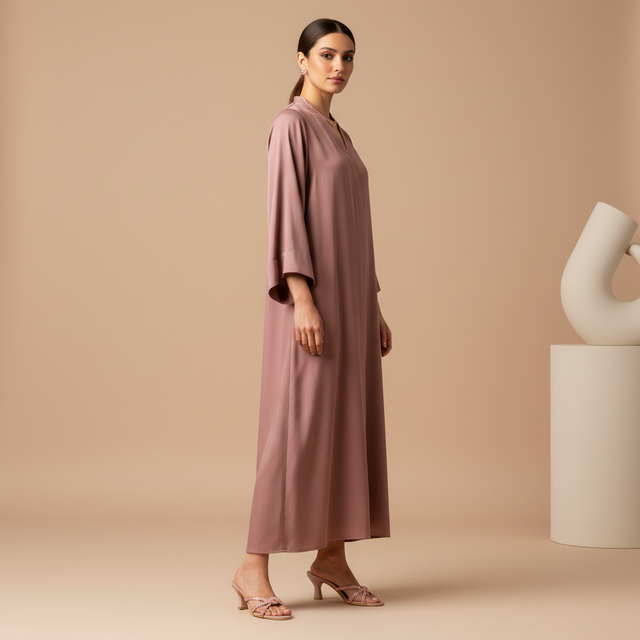 Amal Peachy 3in Flared Heel Comfortable Mule Sandals | S132H-PCH