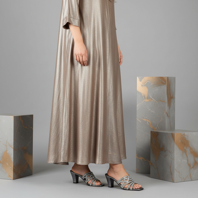 سميرة كعب S181H - رمادي