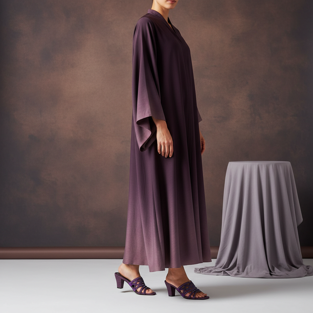 Samira Purple 3in Tall Block Heel Blended Mule Sandals | S181H-PRP