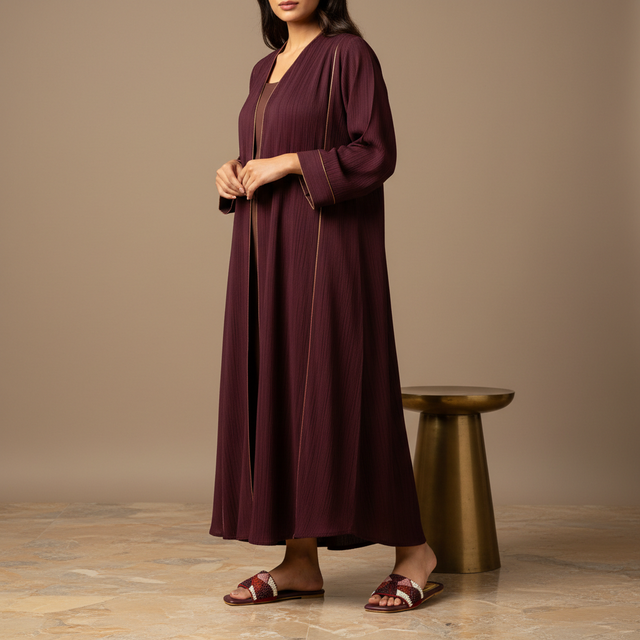 Hala Bronze Flat Textured Slip-Ons | S212F-MAR