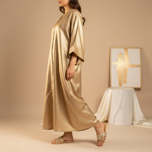 Safa Rose Flat Finely Crafted Slippers | S231F-R