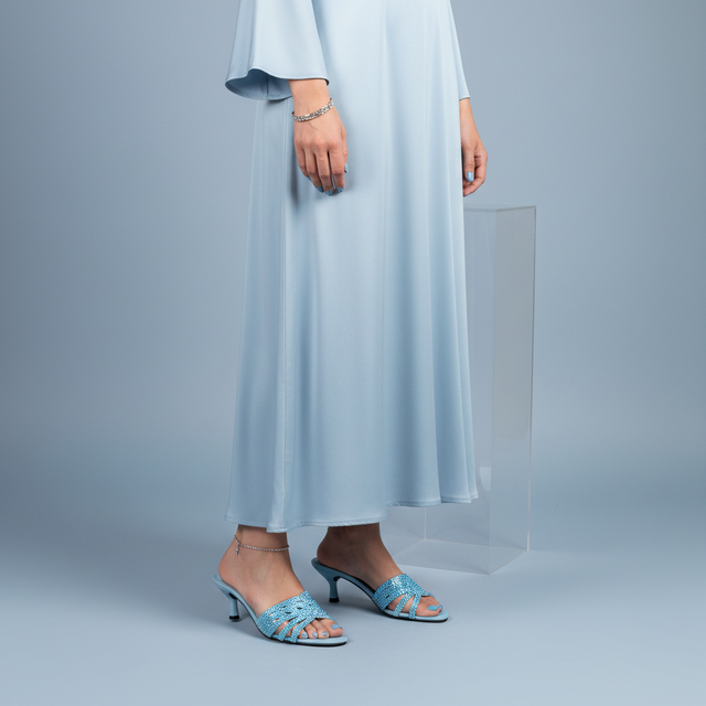 حذاء كعب عالي S231H - أزرق فاتح