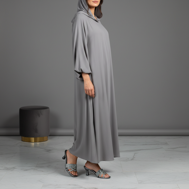 Grey 3in Flared Heel Unique Sandals | S233H-GR