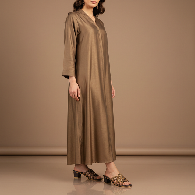 Bronze 2in Block Heel Chic Mule Sandals | S284H-BRZ