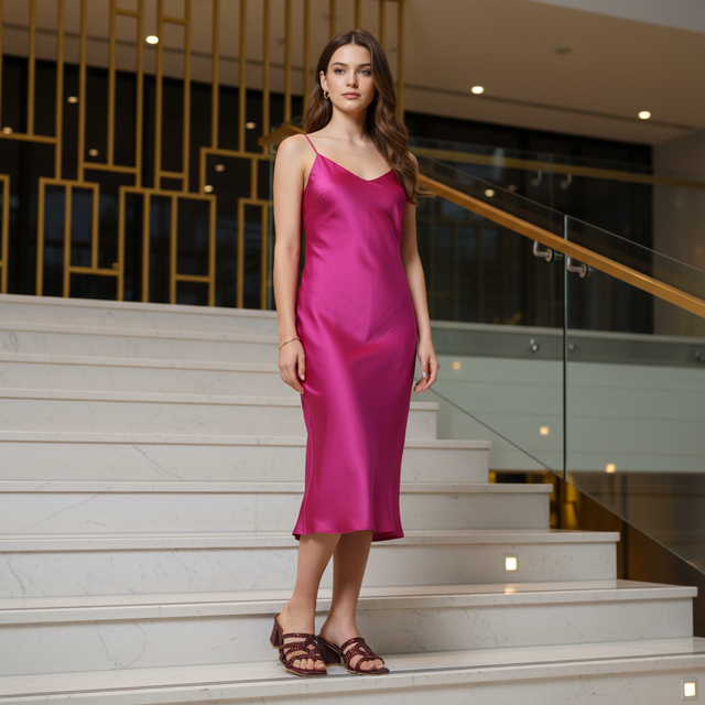 Maroon 2in Sculpted Block Heel Artisan-Made Slip-On Sandals | S324H-MAR