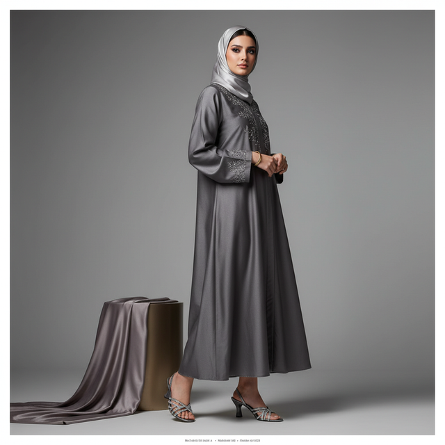 Grey 3in Flared Heel Chevron Inspired Sandals | S333H-GR