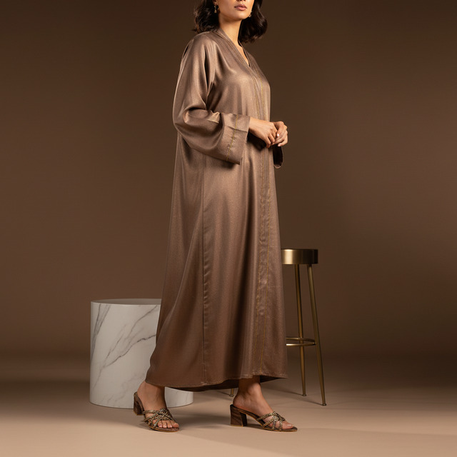 Brown 2in Sculpted Block Heel Luxury Sandals | S334H-BR