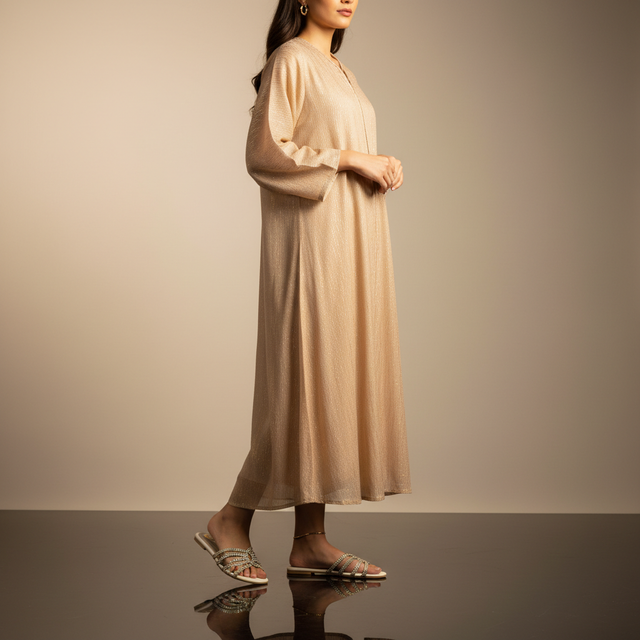 Cream Flat Woven Strap Slip-Ons | S335F-C