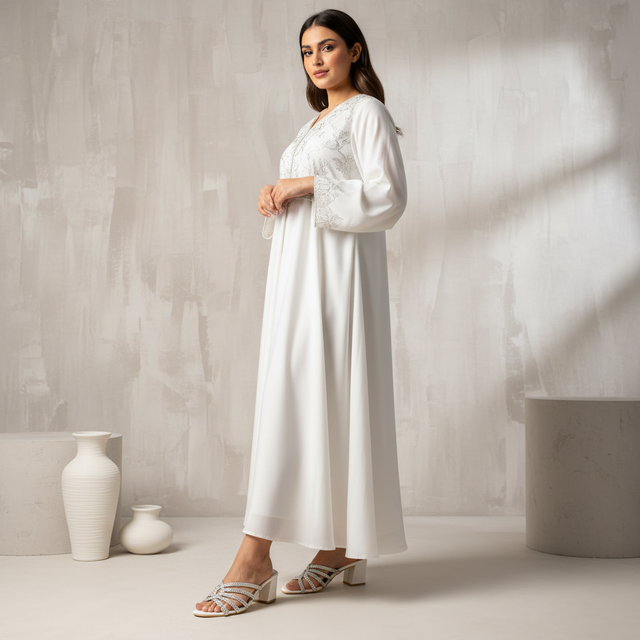 Cream 2in Sculpted Block Heel Woven Strap Mule Sandals | S335H-C