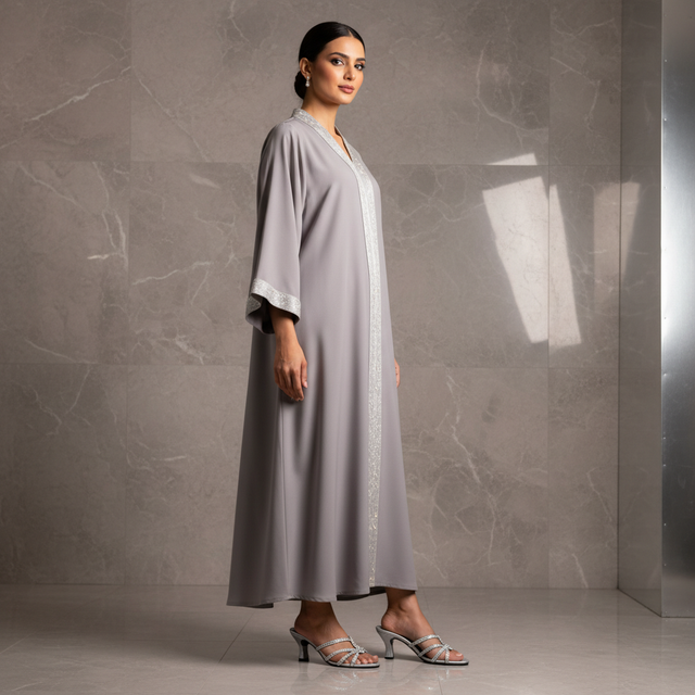 Silver Heel Crystal Encrusted Slip-On Sandals | S345H-S