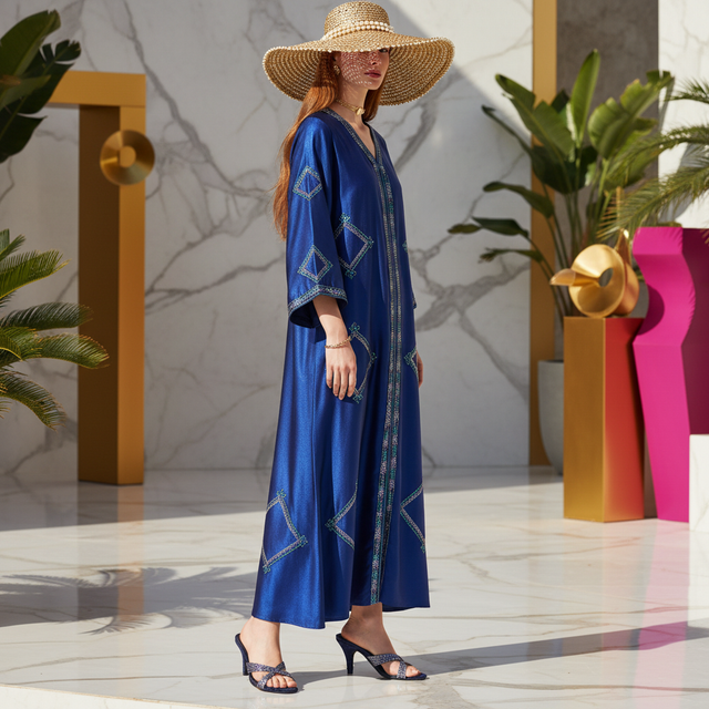 Navy Blue 3in Heel Minimal Mule Sandals | S361H-NVY