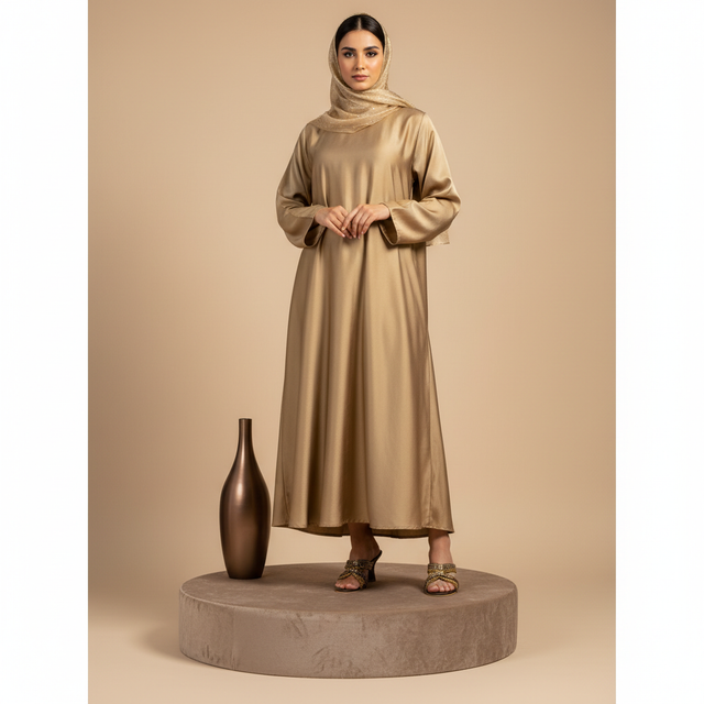 Brown Flat Two Tone Mule Sandals | S362H-BR