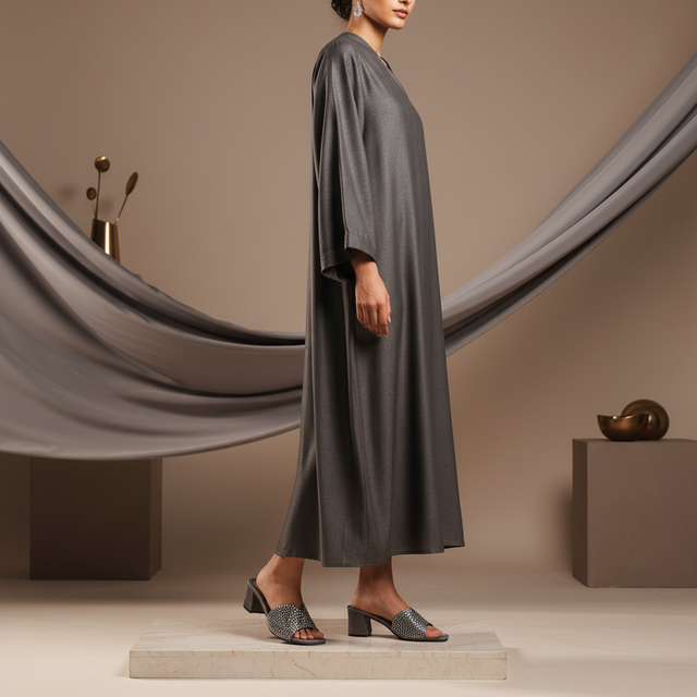 Smoke Flat Trending Mule Sandals | S368H-GR