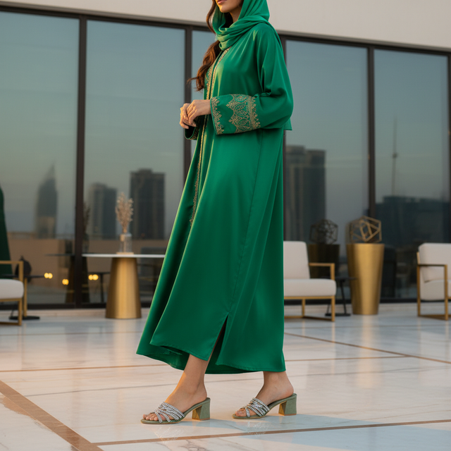 Jade 2in Heel Trending Mule Sandals | S369H-GRN