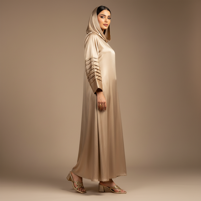 Yara Ramadan 2in Gold Sculpted Block Heel Butterfly Mule Sandals | S372H-G