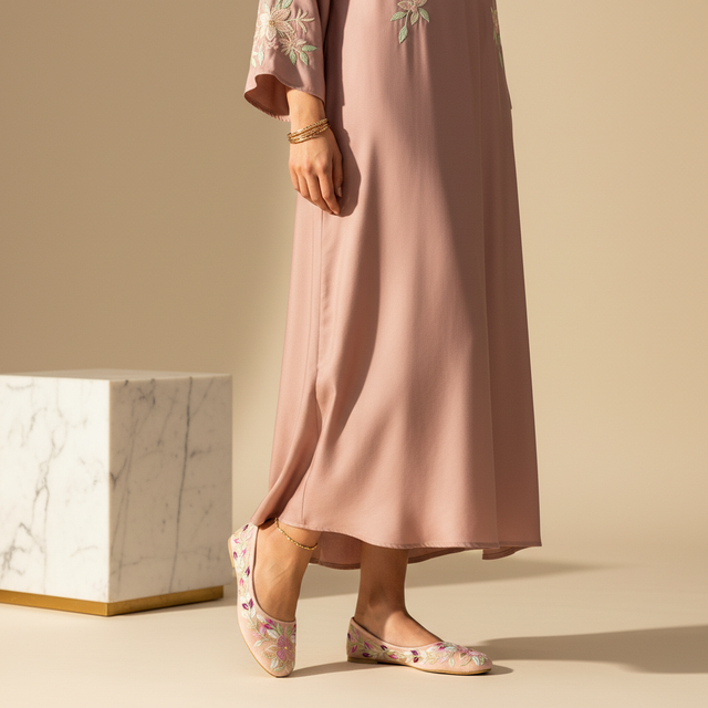 Rose Flat Ballet Shoes | S396F-R