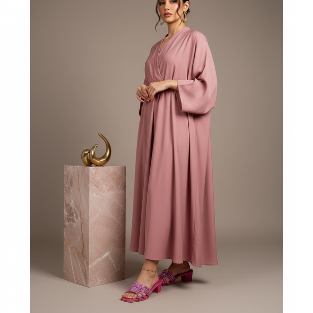 Salwa Pink 2in Block Heel Handcrafted Sandals | S84H-P