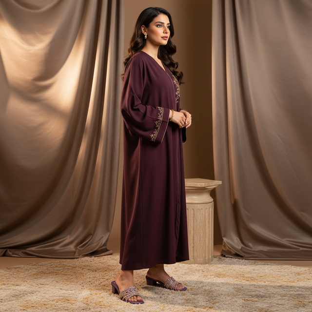 كعب سلوى S84H - بنفسجي لامع