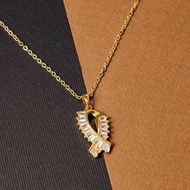 ZCL03 - 14K Rose Gold Plated Chain Pendant